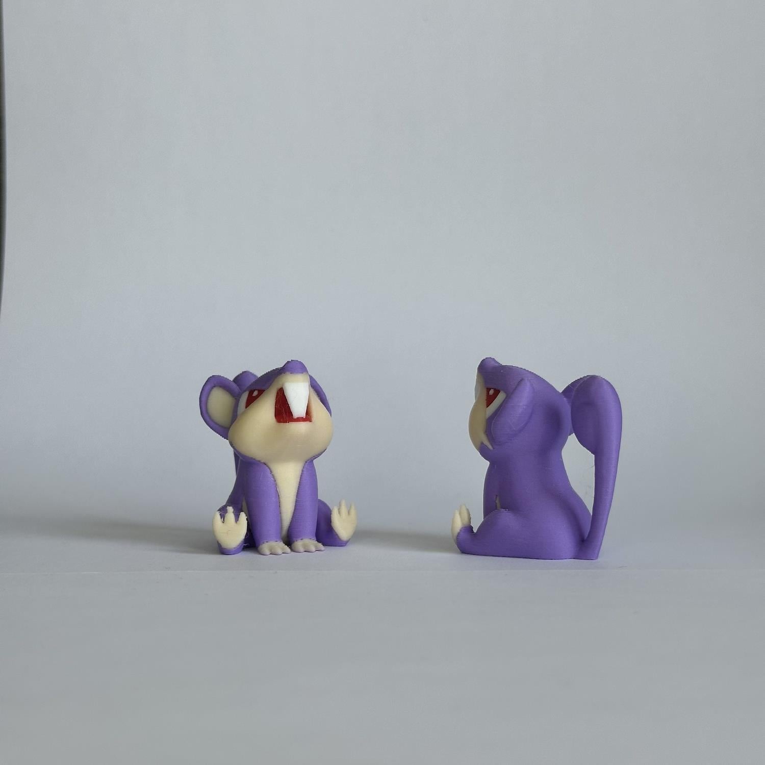Rattata 3D Pokemon Figür
