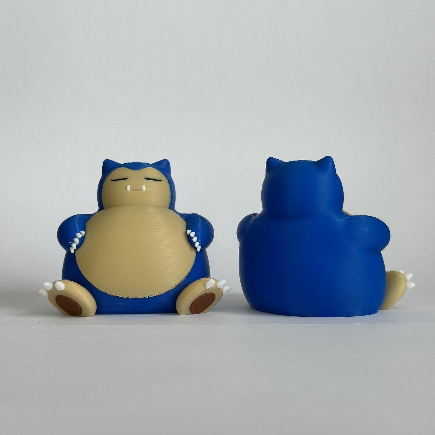 Snorlax 3D Pokemon Figür