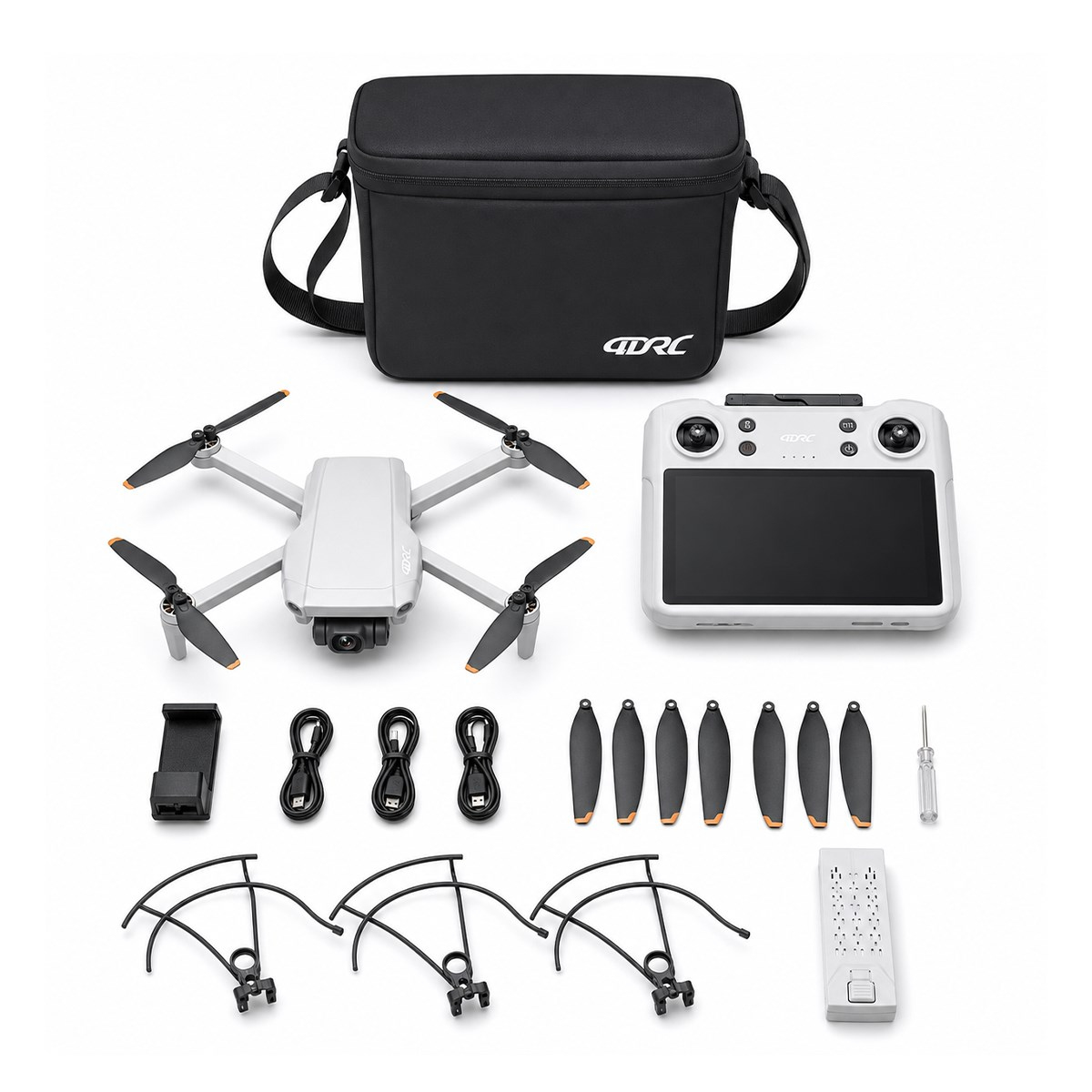 4DRC 4D-F15 Profesyonel Drone, EIS 3 Eksenli Titreşim Önleyici Gimbal Kamera ile