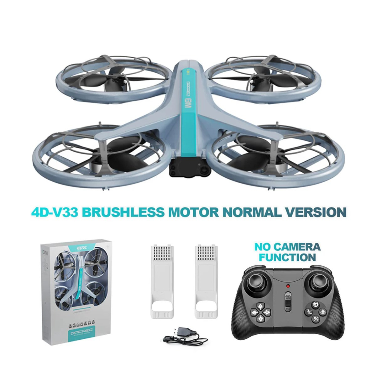 4DRC 4D-V33 Renk Değiştiren Işıklara Sahip 4D-V33 Fırçasız Motorlu Drone