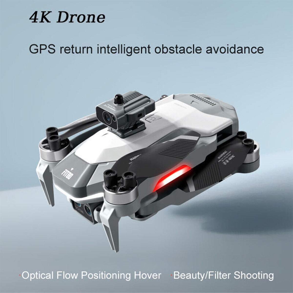 4DRC 4DRC M2S Drone GPS 4K HD Çift Kamera Engelden Kaçınma FPV Dört Pervaneli Drone 3 Batarya