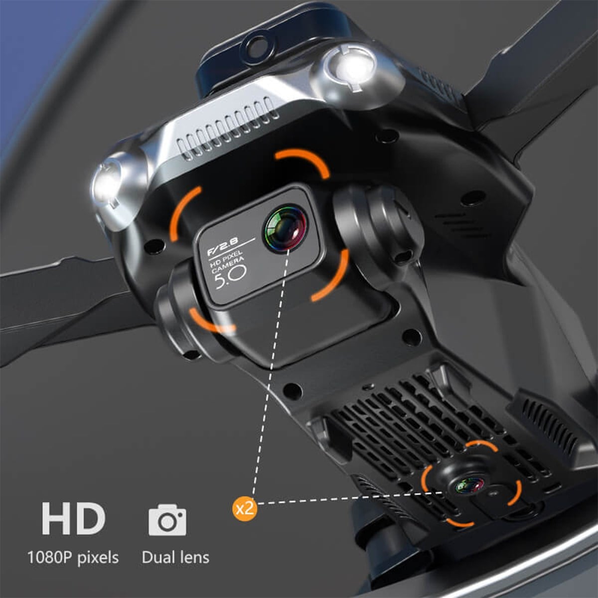 4DRC 4DRC V28 Engelden Kaçınma Özellikli 8K Uzun Menzilli Drone
