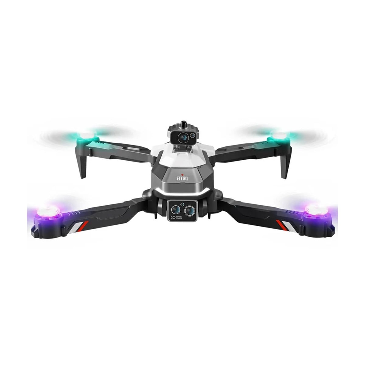 4DRC M2 HD Kameralı Katlanabilir Drone Ekranlı Kumanda ile | 360° Dönüş, 15-20 Dk Uçuş Süresi, Taşıma Çantalı, 4 Yedek Pervane, Kompakt Tasarım