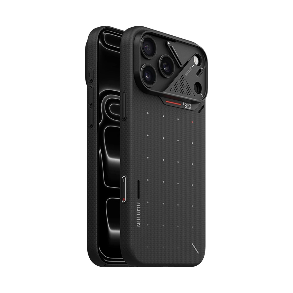 AULUMU Aulumu iPhone 18 Pro Max Uyumlu A18 Ultra-Slim Particle Aramid Fiber Kılıf