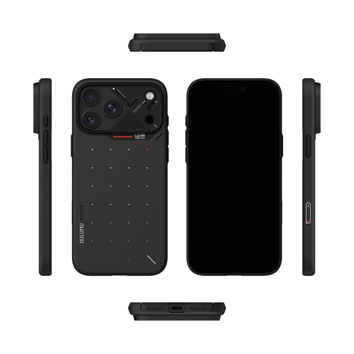 AULUMU Aulumu iPhone 18 Pro Max Uyumlu A18 Ultra-Slim Particle Aramid Fiber Kılıf