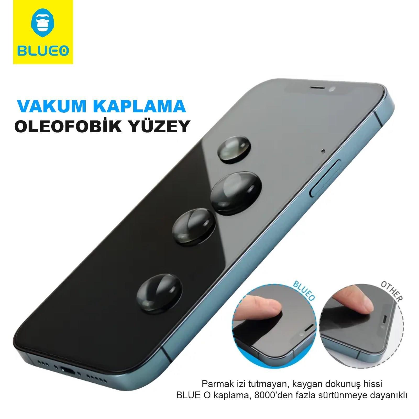 BLUEO Blueo 0.2 MM Ultra-Thin iPhone 13 Uyumlu Uygulama Aparatlı ince Yüksek Hassasiyetli Ekran Koruyucu