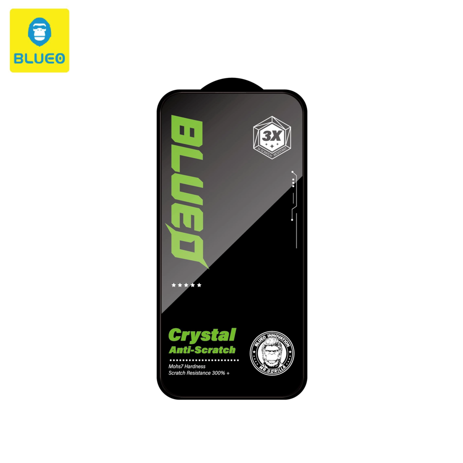 BLUEO Blueo Crystal Anti-Stratch iPhone 17 Air Uyumlu 7 MOhs Sertlik 3 Kat Çizilmeye Dayanıklı HD Cam Ekran Koruyucu