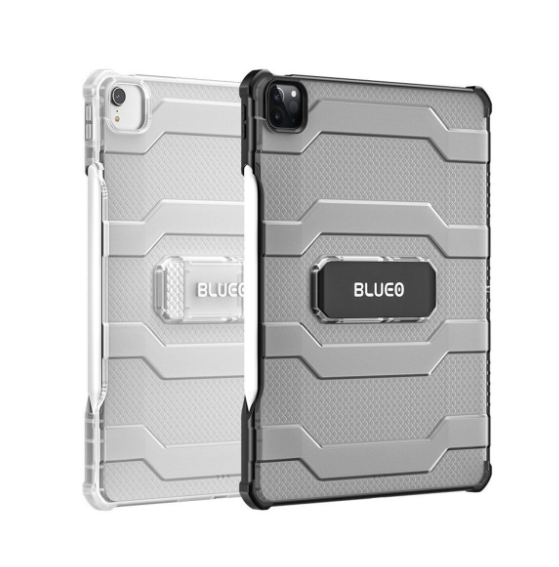BLUEO Blueo İpad Pro 10.2 iPad7 / 8 - 10.5 iPad Air 3 Drop Resistance Military Grade Case Standlı İpad Pro 10.2/10.5 Tablet Kılıfı