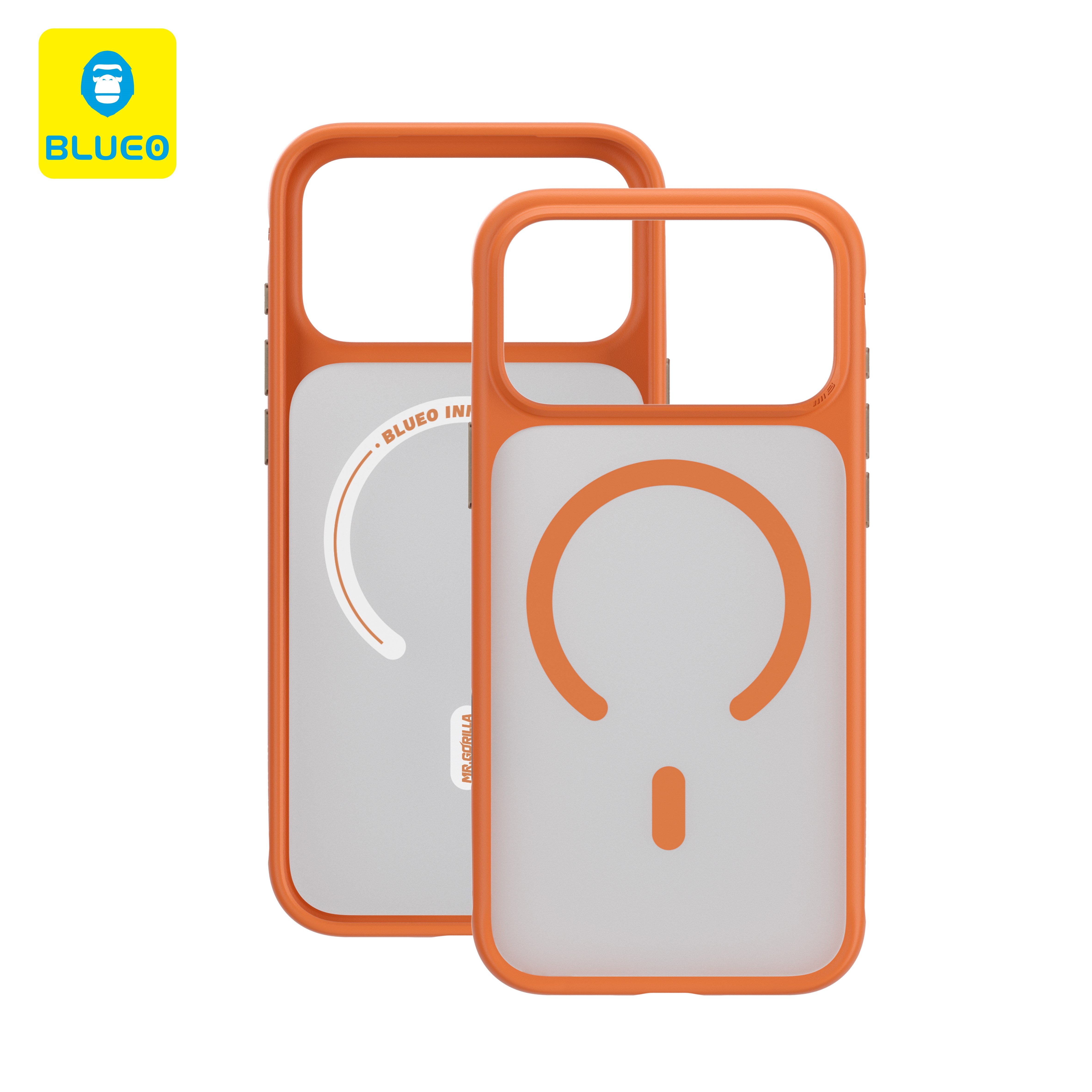 BLUEO Blueo iPhone 17 Pro Max Uyumlu Skin Friendly Frosted Anti-Drop Magsafe Özellikli Kılıf
