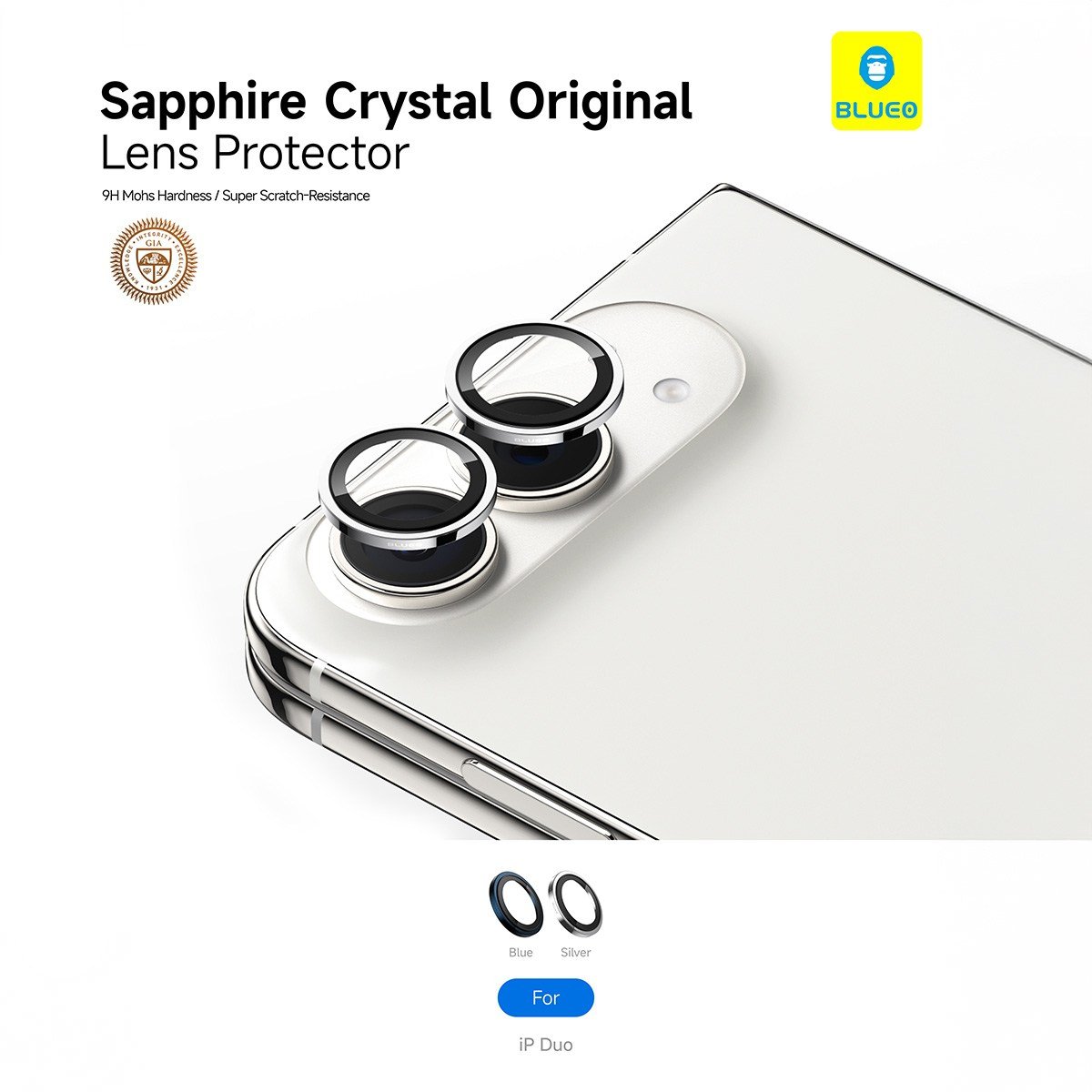 BLUEO Blueo İphone Duo SAPPHIRE CRYSTAL ORIGINAL LENS GLASS --2 pcs/package