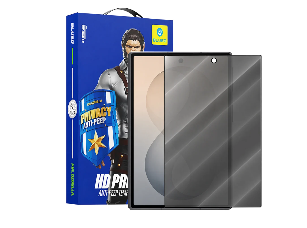 BLUEO Samsung Galaxy Z Fold 7 Fold 8 Ultra Uyumlu Full Cover Anti-Peep Glass