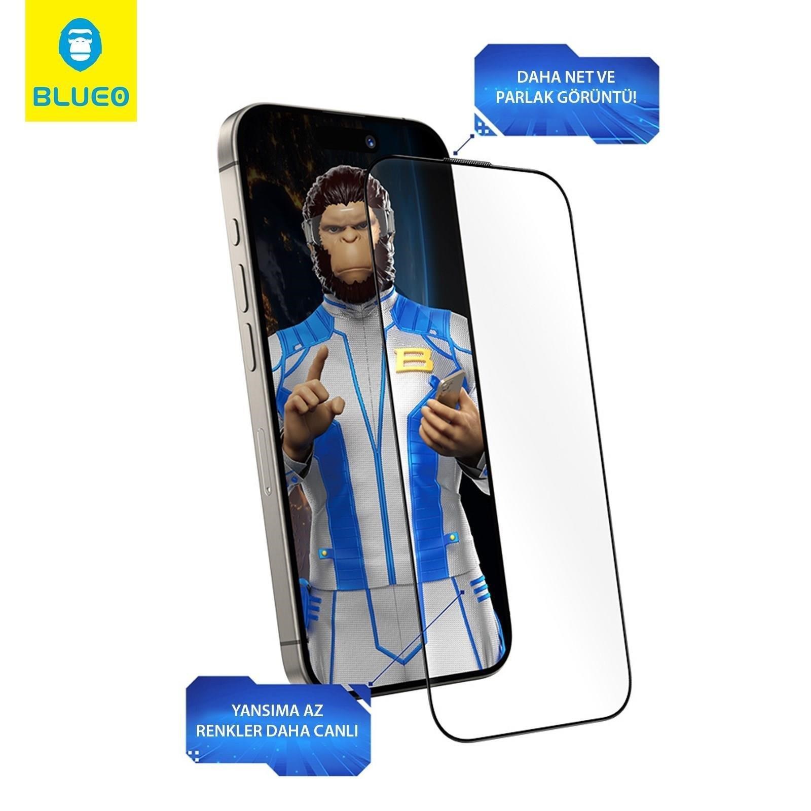 BLUEO Samsung Galaxy Z Fold 7 Fold 8 Ultra Uyumlu Aparatlı Ultra Clear AR Anti-Reflective HD Glass