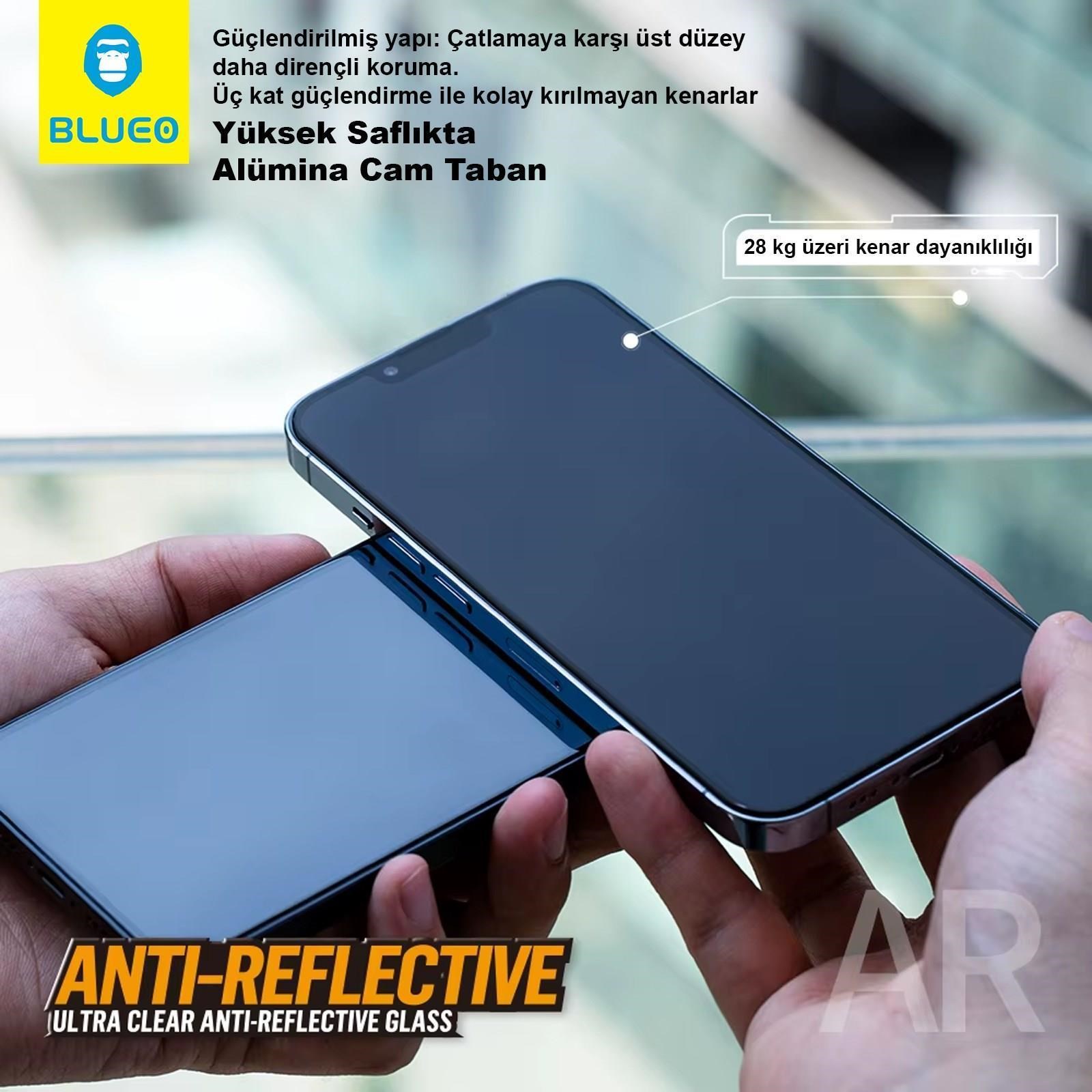 BLUEO Samsung Galaxy Z Fold 7 Fold 8 Ultra Uyumlu Aparatlı Ultra Clear AR Anti-Reflective HD Glass