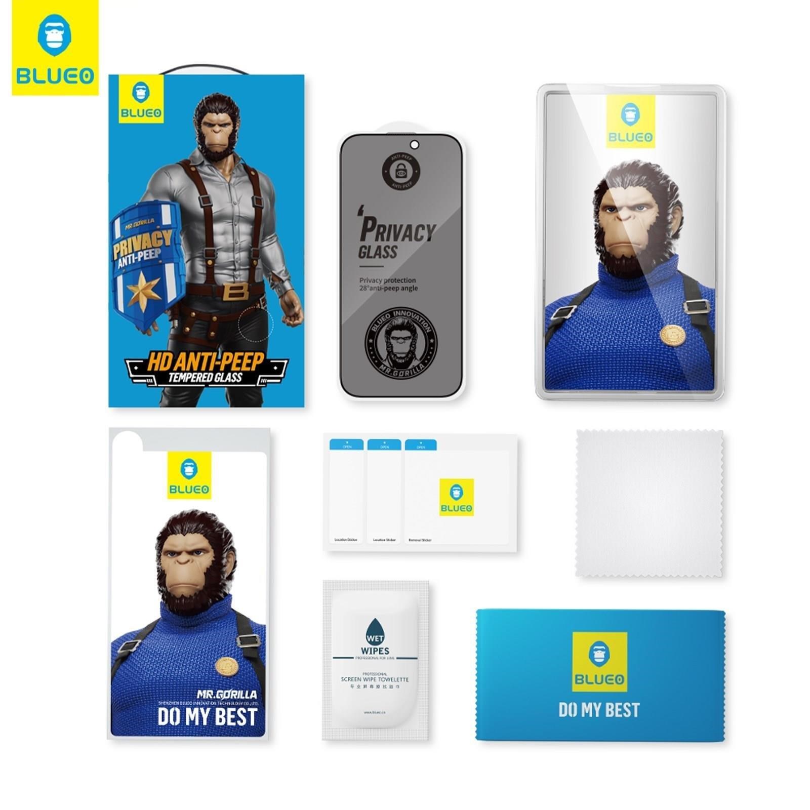 BLUEO Samsung Galaxy Z Fold 8 Uyumlu Full Cover Anti-Peep Glass