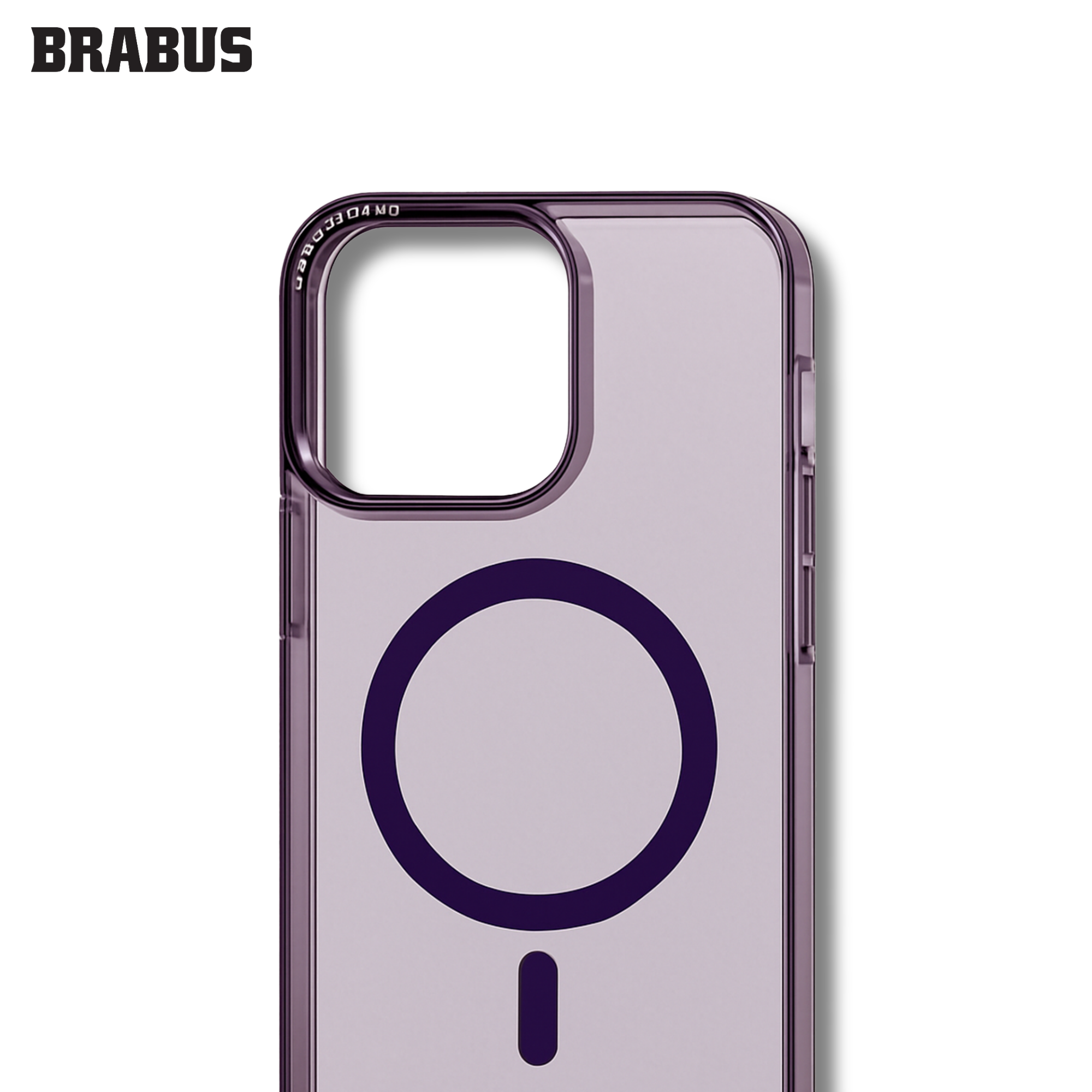 BRABUS Iphone 15 Pro MagSafe Sense Sert Şeffaf Kılıf