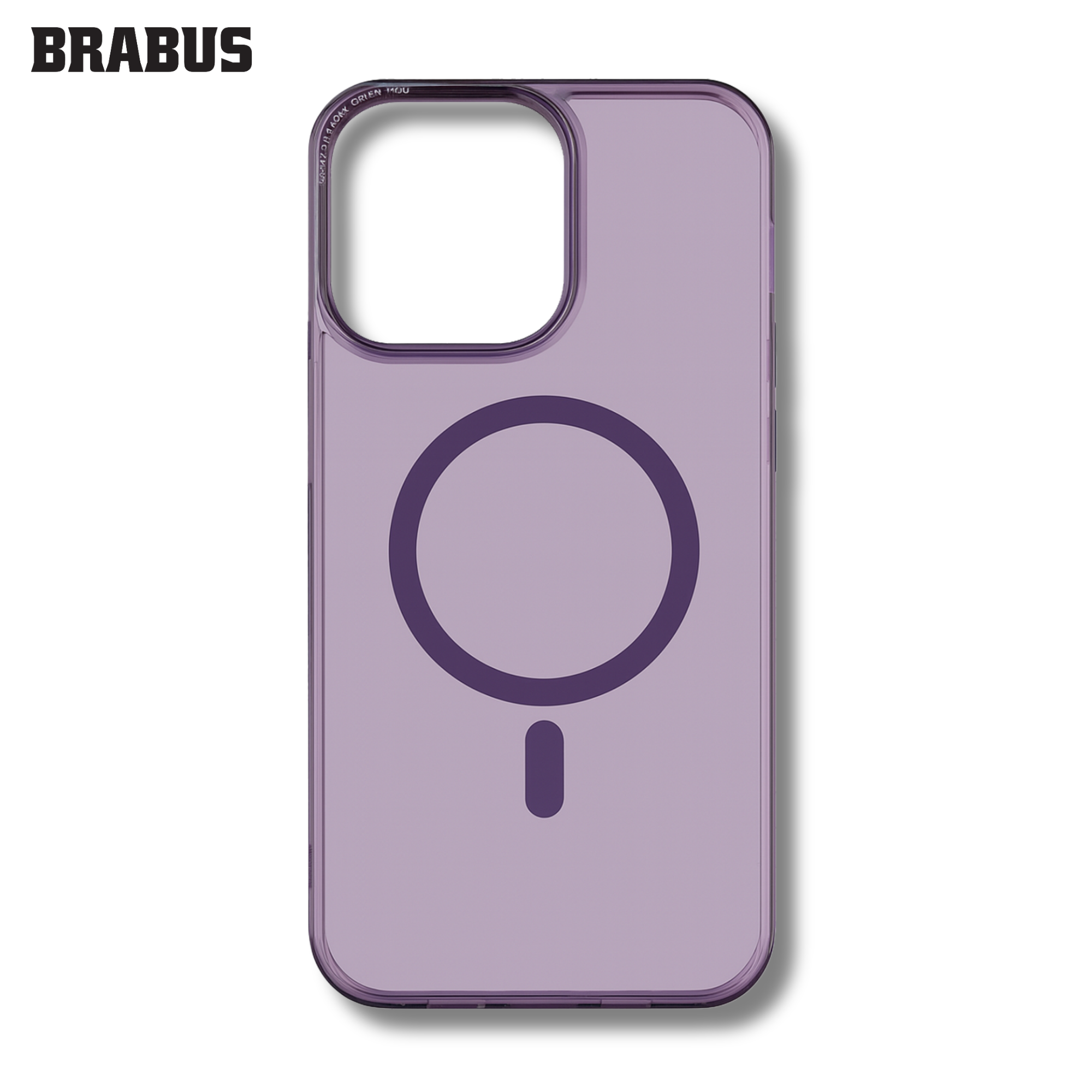 BRABUS Iphone 15 Pro Max MagSafe Sense Sert Şeffaf Kılıf