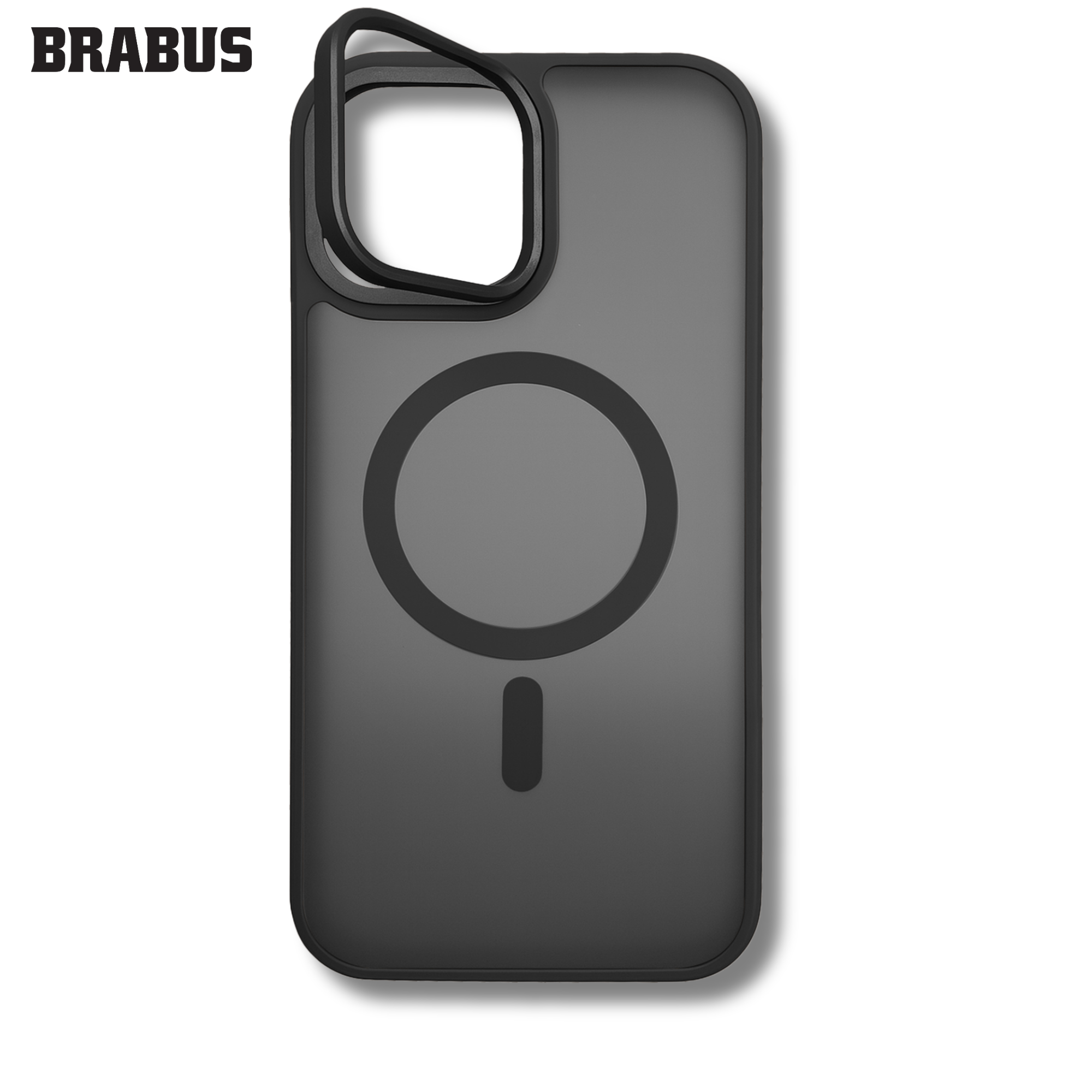 BRABUS iPhone 16 Pro Max MagSafe Kamera Stand Özellikli Buzlu Kenarları Renkli Yumuşak Venice Silikon Kılıf