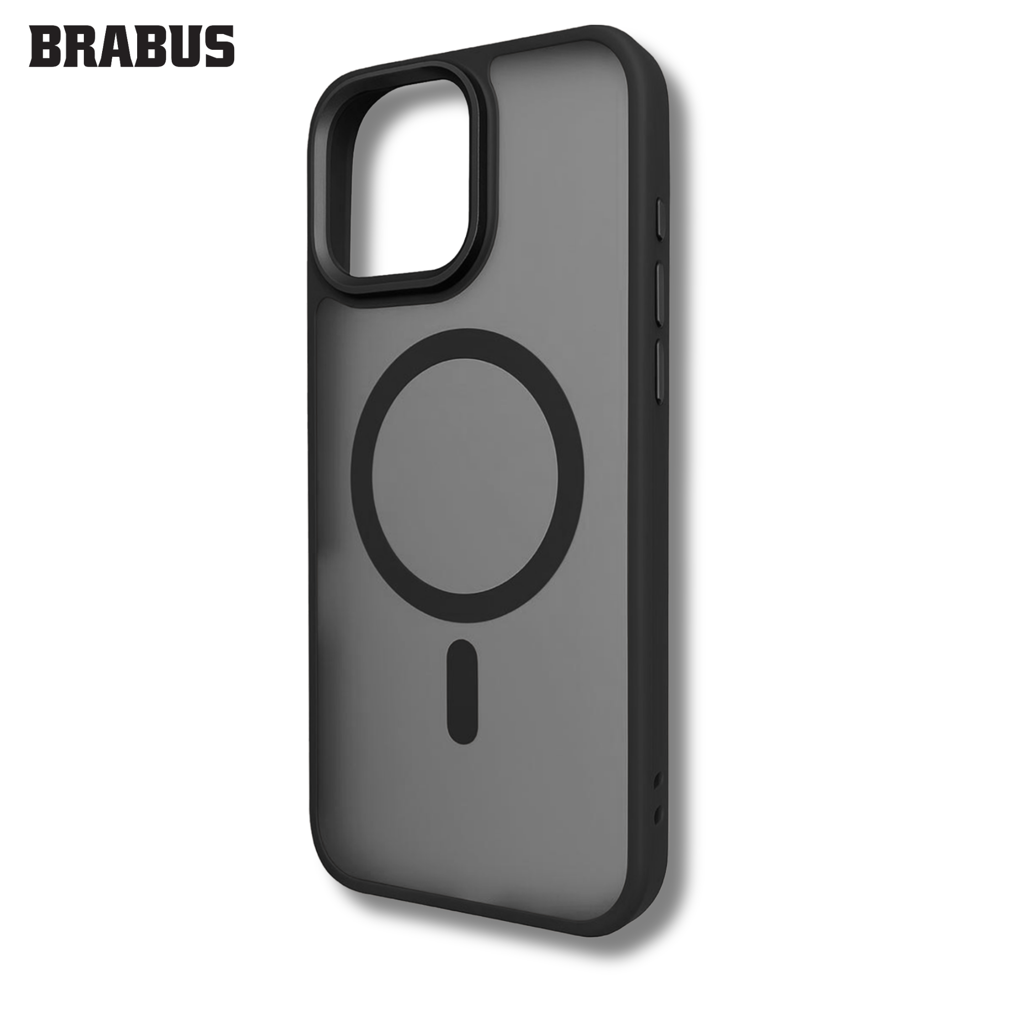 BRABUS iPhone 16 Pro Max MagSafe Kamera Stand Özellikli Buzlu Kenarları Renkli Yumuşak Venice Silikon Kılıf