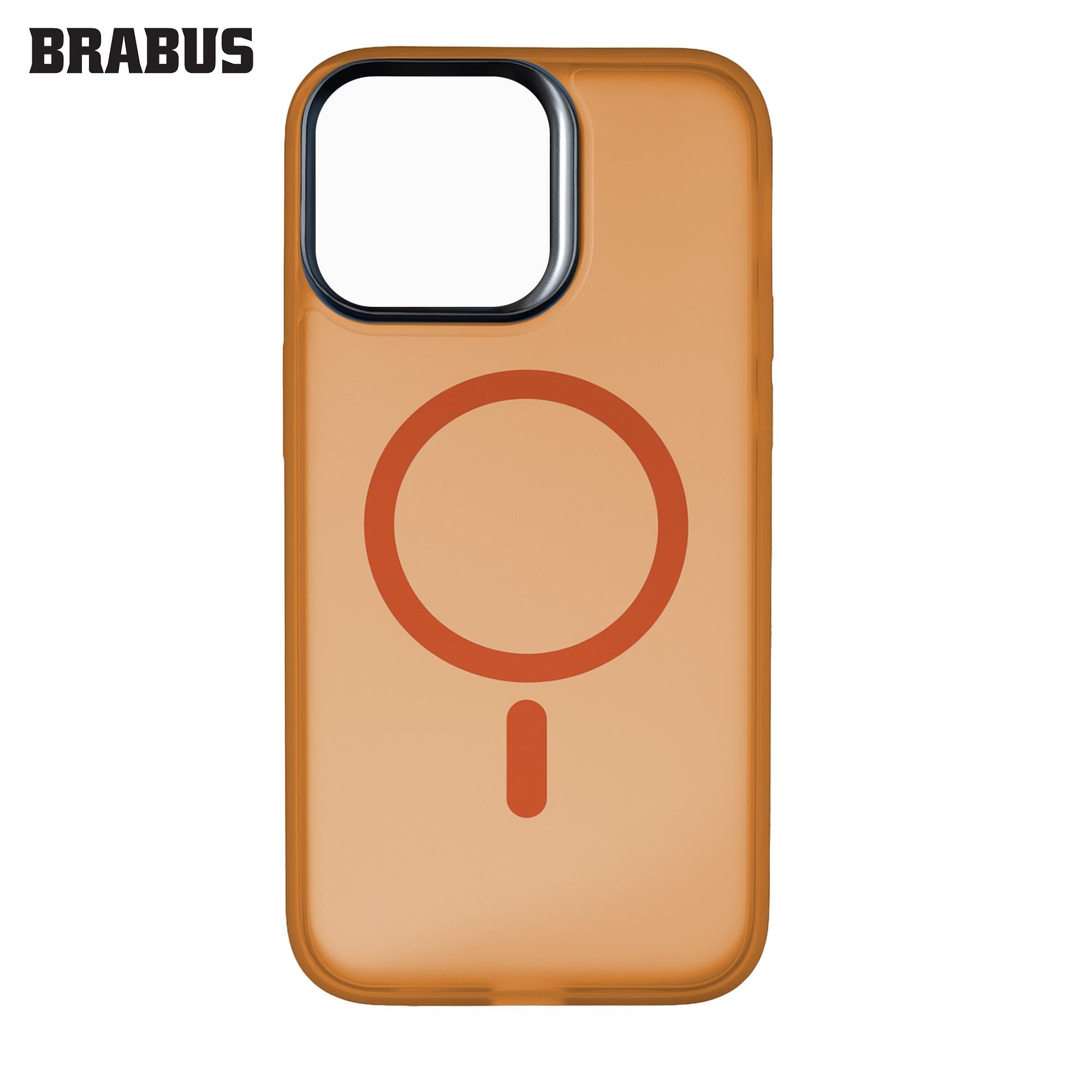 BRABUS iPhone 16 Pro Max MagSafe Özellikli Buzlu Ekstra Yan Koruma Katmanlı Yumuşak Mat Boob Silikon Kılıf