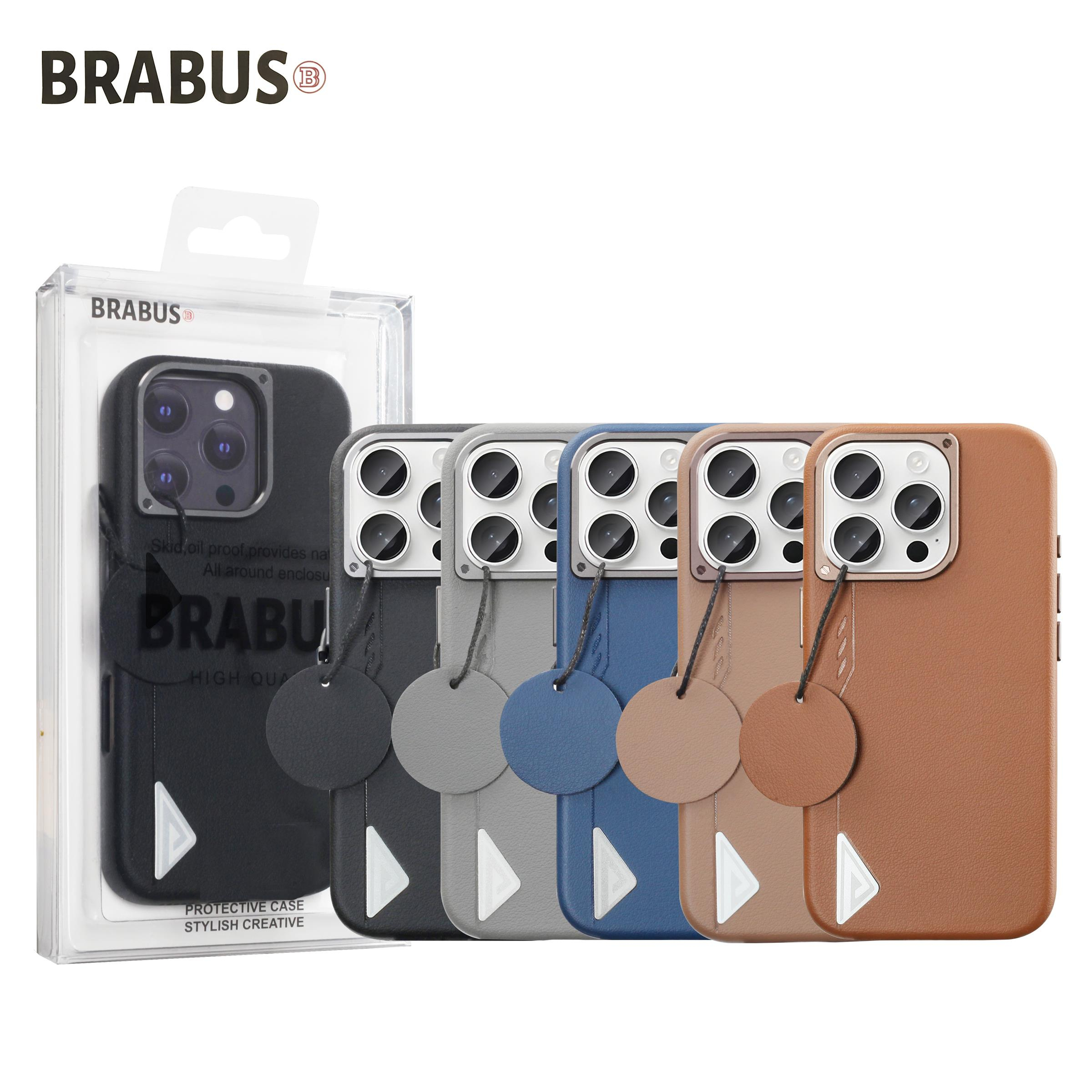 BRABUS iPhone 16 Pro Max Uyumlu MagSafe Özellikli Desenli Rilant Silikon Kılıf