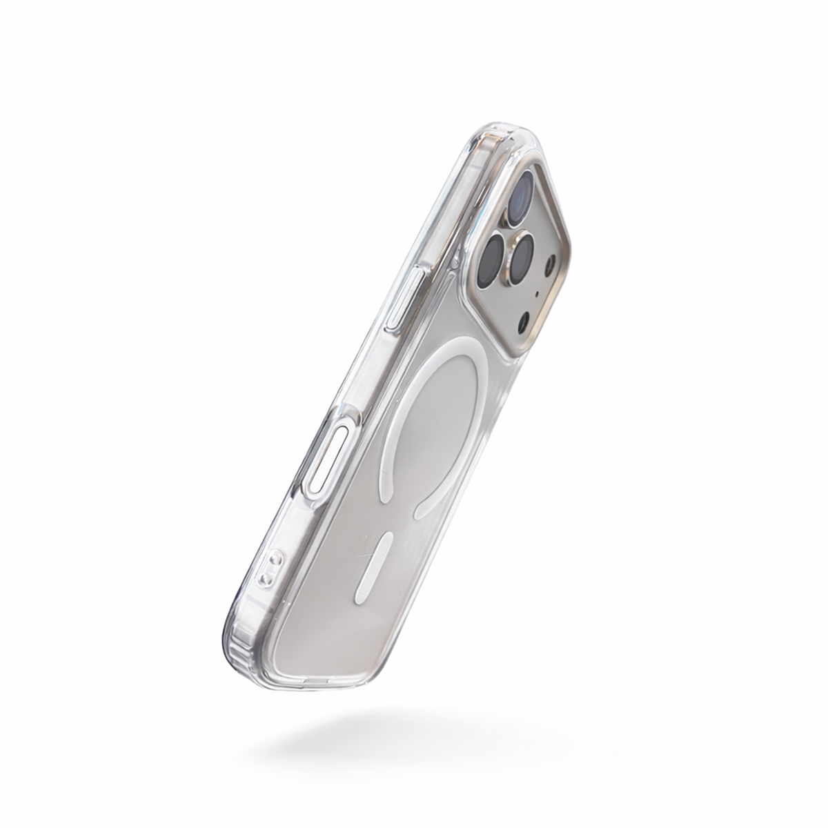 BRABUS iPhone 16 Pro Max Uyumlu MagSafe Özellikli Sert Şeffaf Loana Telefon Kılıfı