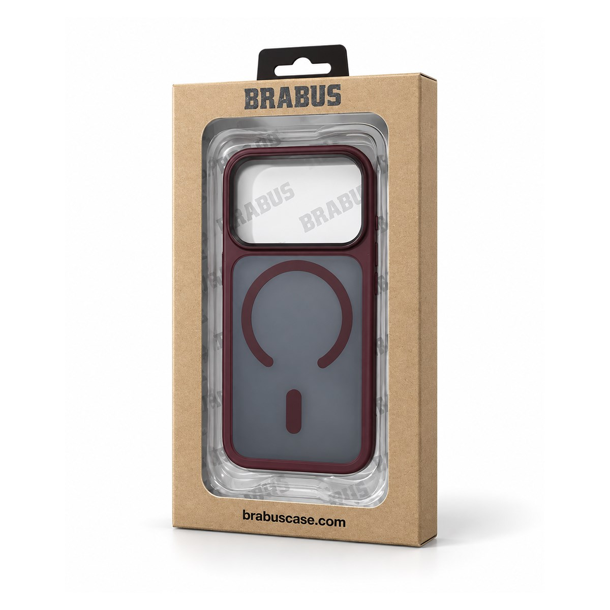 BRABUS iPhone 18 Pro Max Uyumlu MagSafe Özellikli Sert Fall Telefon Kılıfı