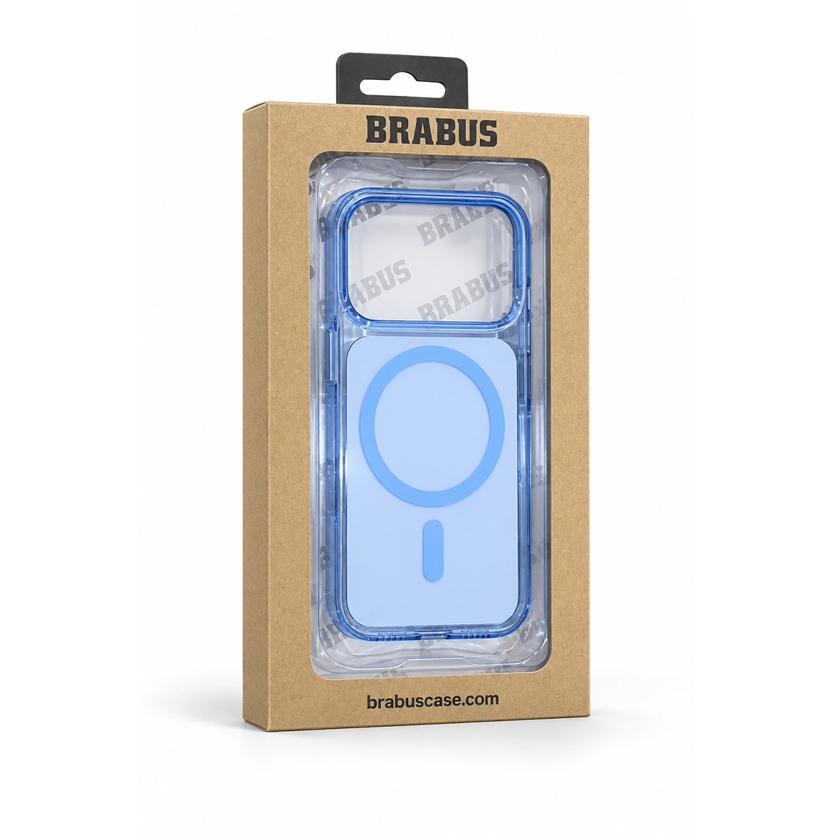 BRABUS iPhone 18 Pro Max Uyumlu MagSafe Özellikli Sert Şeffaf Over Telefon Kılıfı