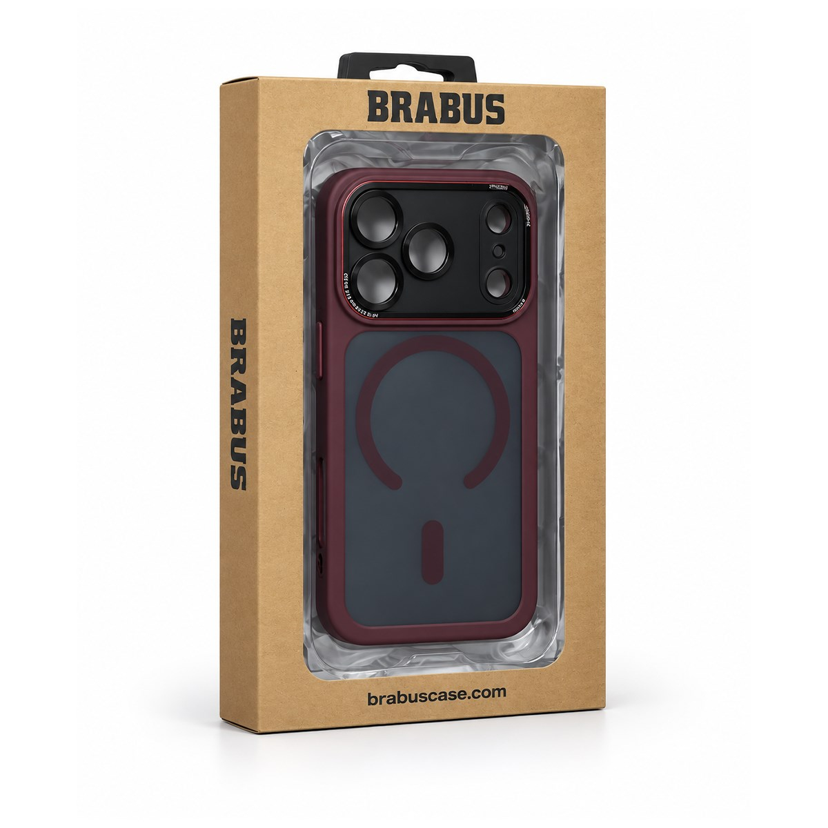 BRABUS iPhone 18 Pro Uyumlu MagSafe Özellikli Sert Sonic Telefon Kılıfı