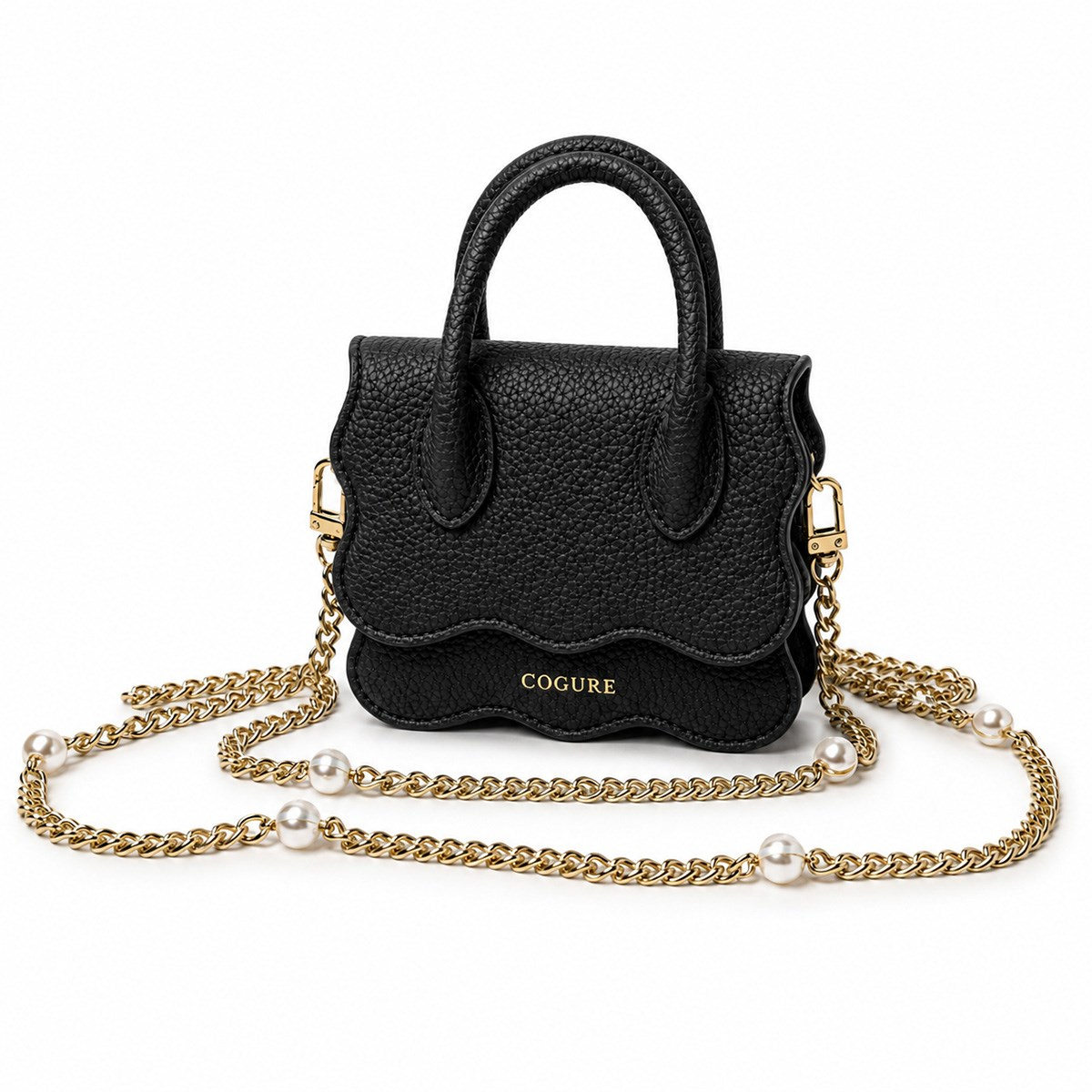 COGURE Cogure Hera Serisi Kombinlenebilir Crossbody Mini Çanta - Zincir Askı
