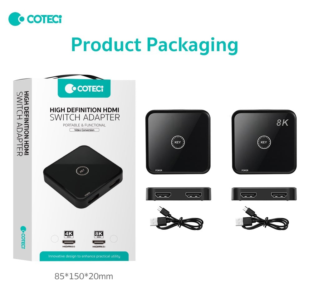 COTECi COTECi 4K HDMI 2.0 Anahtarlayıcı