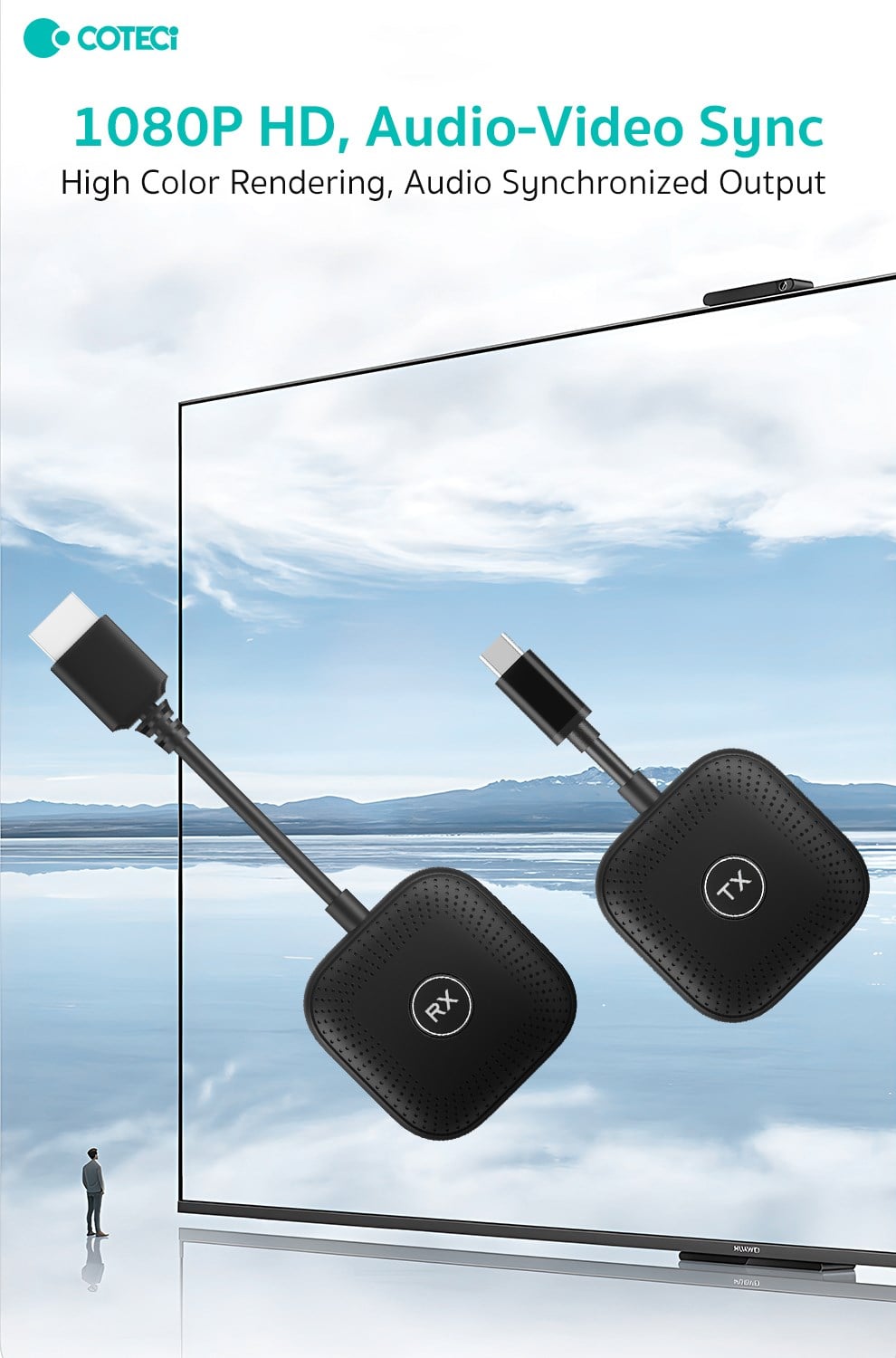 COTECi COTECi C - HDMI Kablosuz HD Verici Alıcı Kiti