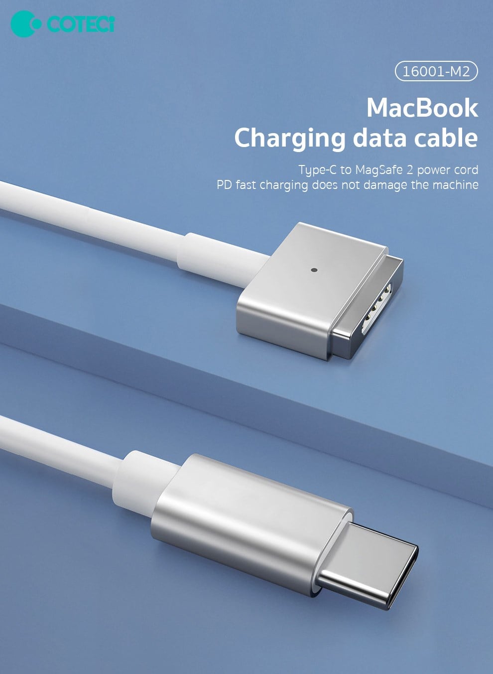 COTECi COTECi MacBook USB-C Hızlı Şarj ve Data Kablosu