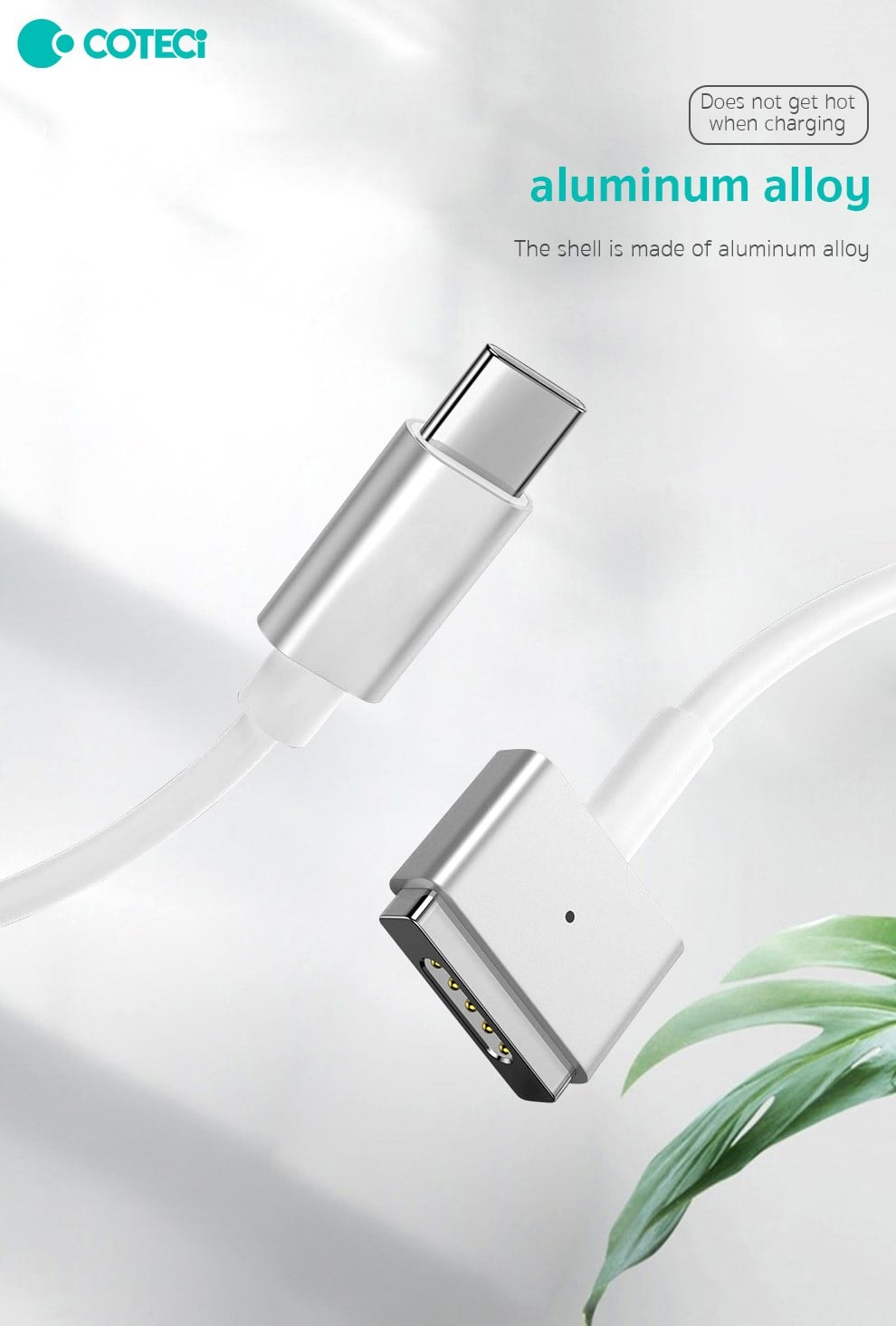 COTECi COTECi MacBook USB-C Hızlı Şarj ve Data Kablosu