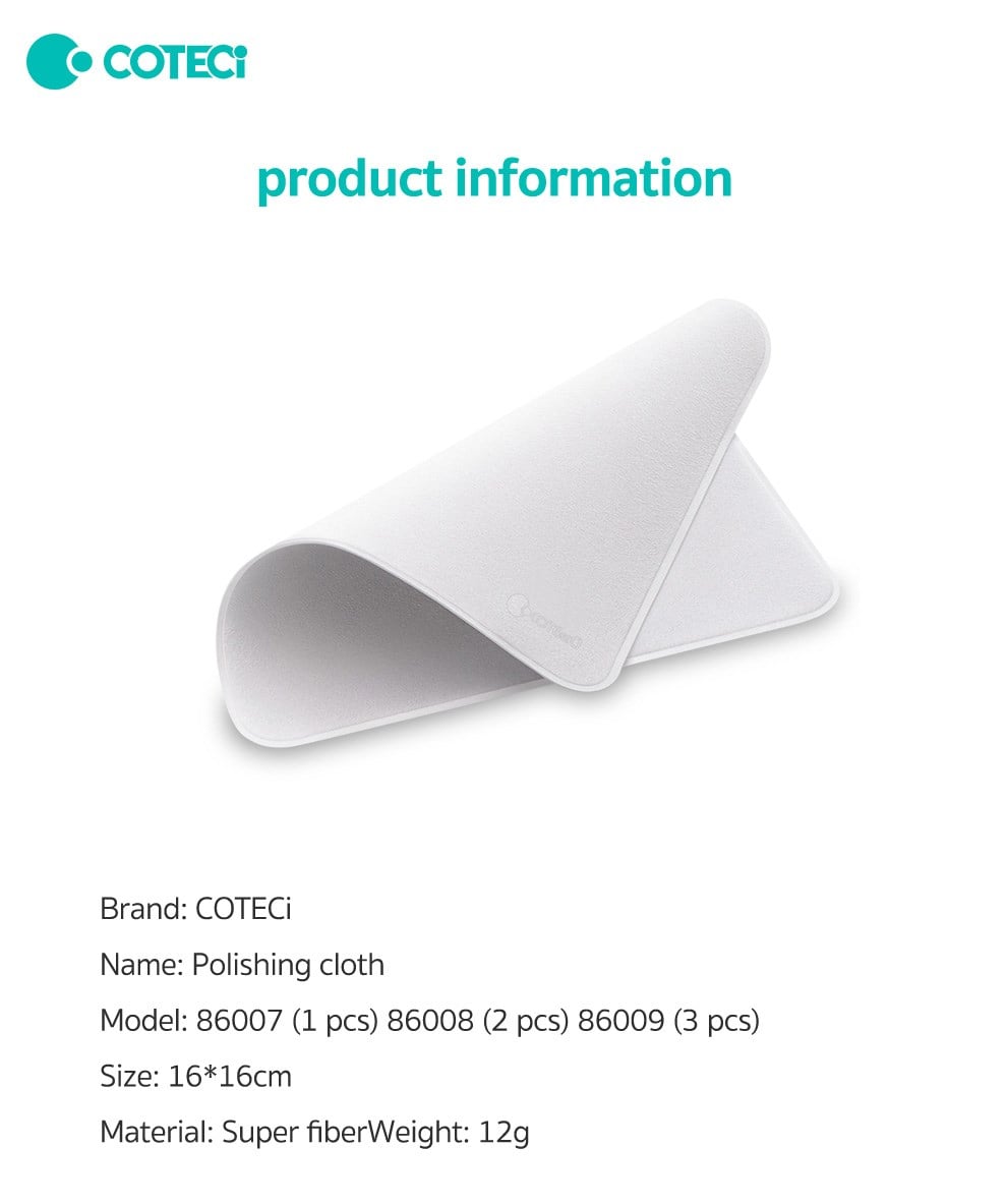 COTECi COTECi Mikrofiber Lens ve Ekran Temizleme Bezi Çizmez
