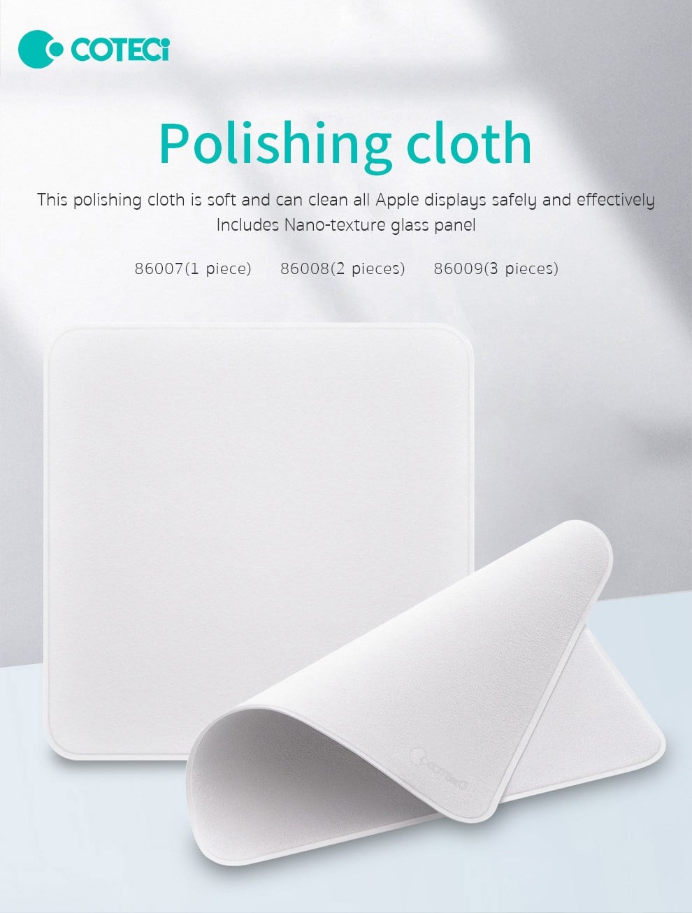 COTECi COTECi Mikrofiber Lens ve Ekran Temizleme Bezi Çizmez