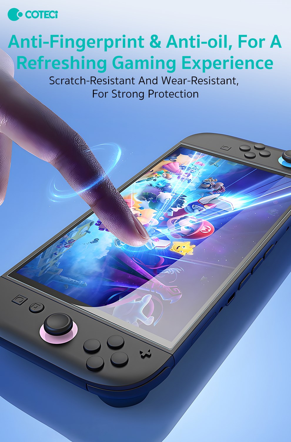 COTECi COTECi Nintendo Switch 2 2'li HD Temperli Cam Koruyucu Seti