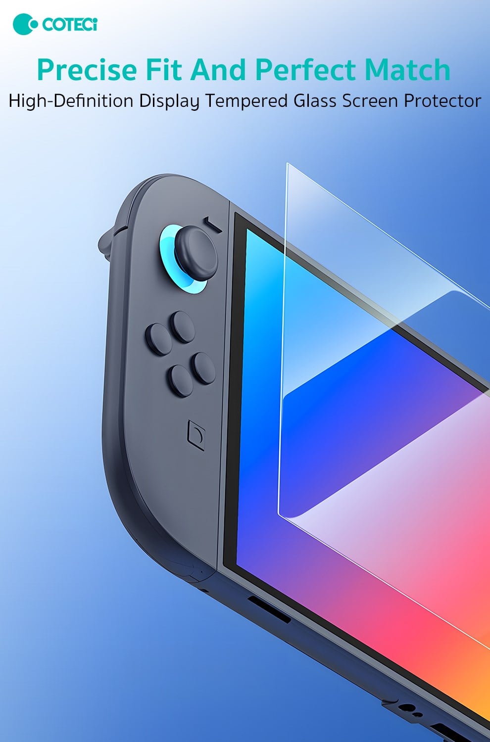 COTECi COTECi Nintendo Switch 2 2'li HD Temperli Cam Koruyucu Seti