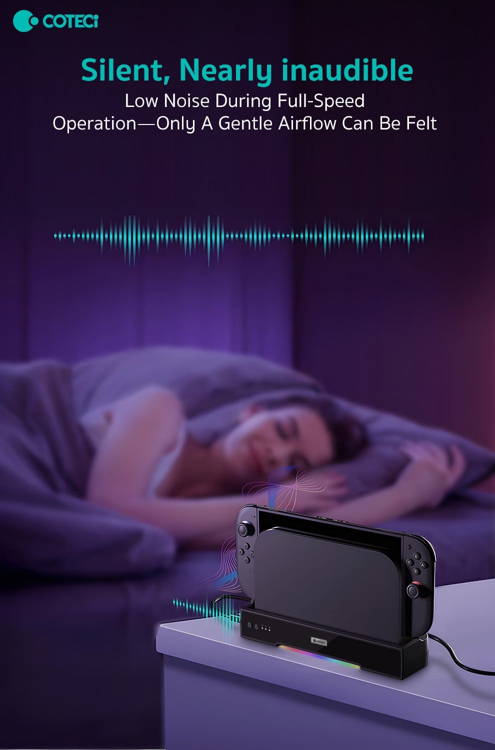 COTECi COTECi Nintendo Switch 2 Cooling Dock Soğutucu Şarj Standı