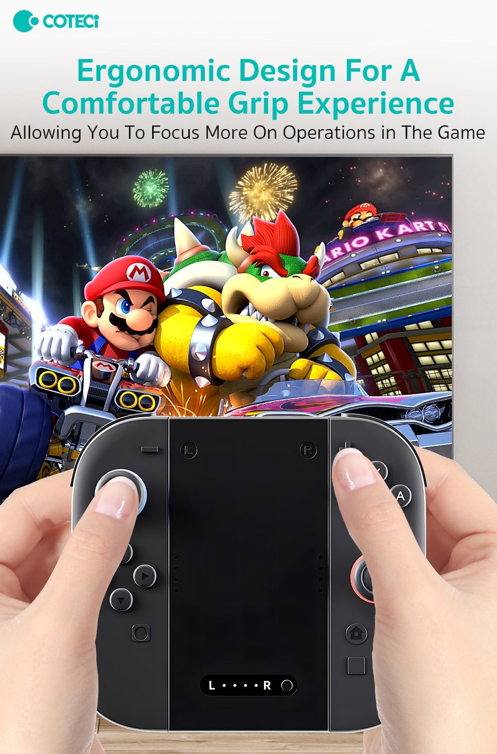 COTECi COTECi Nintendo Switch 2 Joy-Con Şarjlı Grip Aparatı