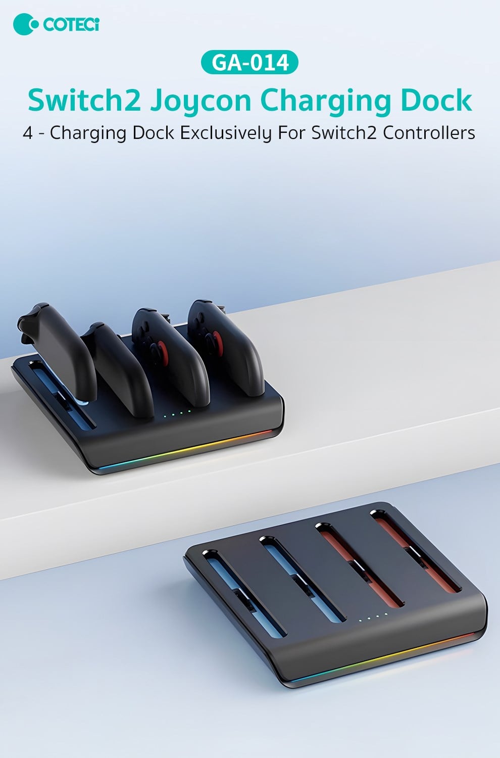 COTECi COTECi Nintendo Switch 2 Joy-Con Şarj Ünitesi ve Standı