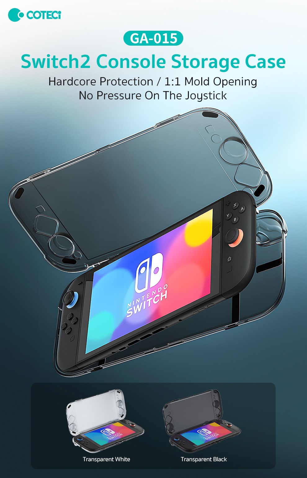 COTECi COTECi Nintendo Switch 2 Koruyucu Taşıma Çantası Aksesuar Bölmeli