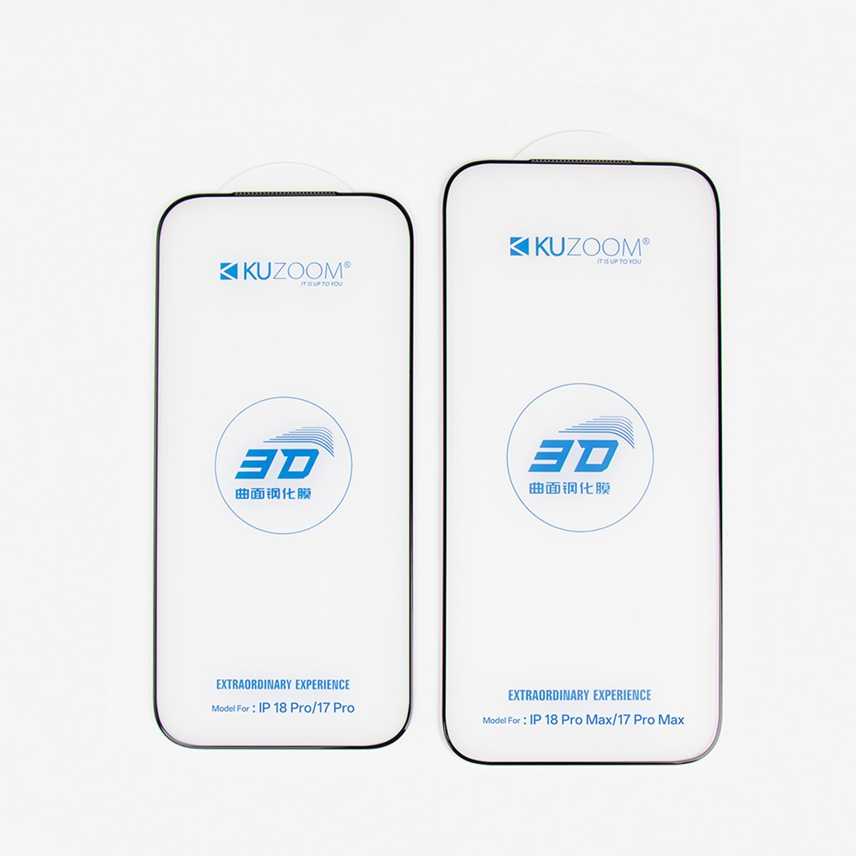 KUZOOM 3 D Curved iPhone 18 Pro Max Uyumlu Temperli Kavisli Cam Ekran Koruyucu