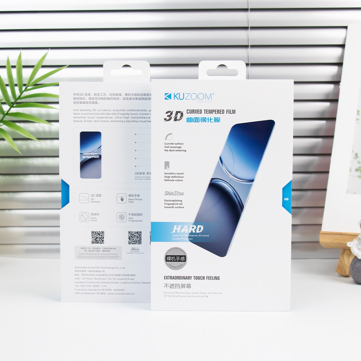 KUZOOM 3 D Curved iPhone 18 Pro Uyumlu Temperli Kavisli Cam Ekran Koruyucu