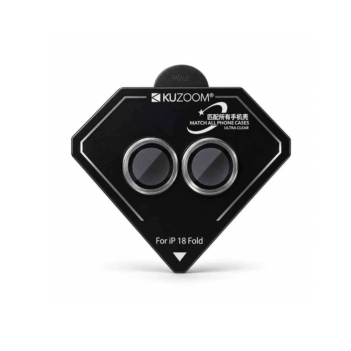 KUZOOM AF+AR iPhone Duo Uyumlu Kamera Lens Koruyucu