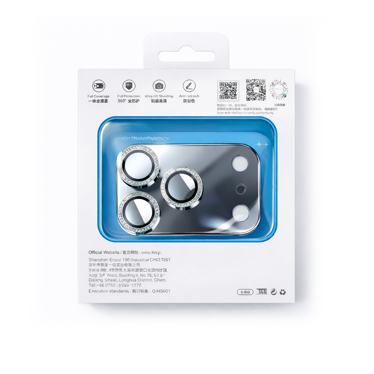 KUZOOM iPhone 17 Pro Uyumlu AR Kamera Beauty Mirror Kamera Lens Koruyucu