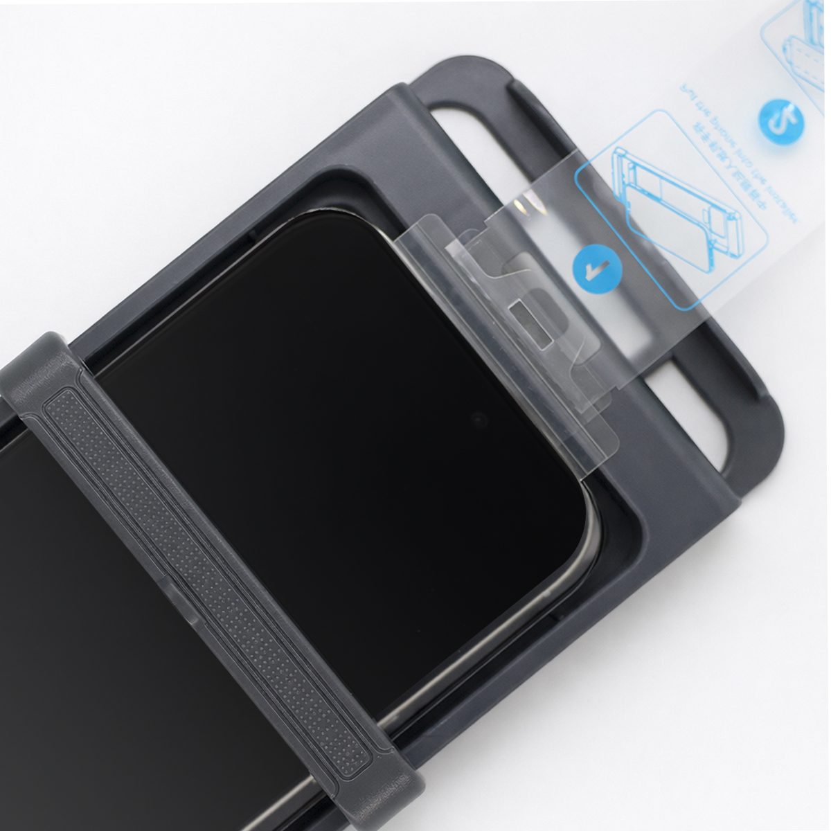 KUZOOM iPhone 17/16 Pro Uyumlu Privacy Hayalet 2 Adet Aparatlı Seramik Cam Ekran Koruyucu