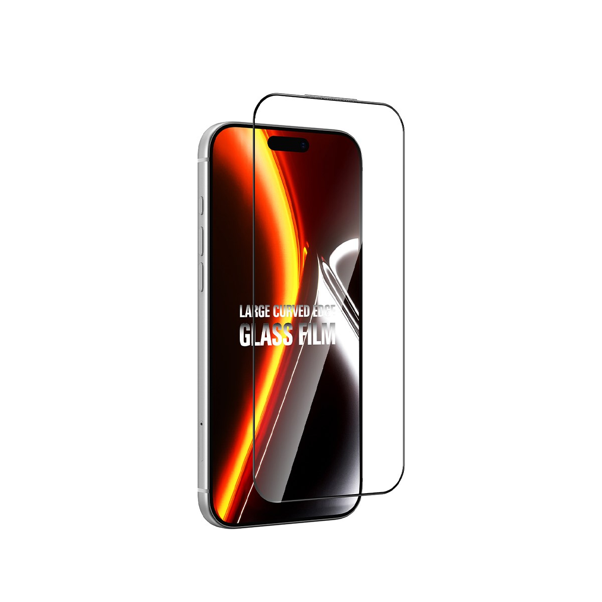 KUZOOM iPhone 18 Pro 10 Adet HD Kavisli Parmak İzine Dayanıklı Cam Ekran Koruyucu