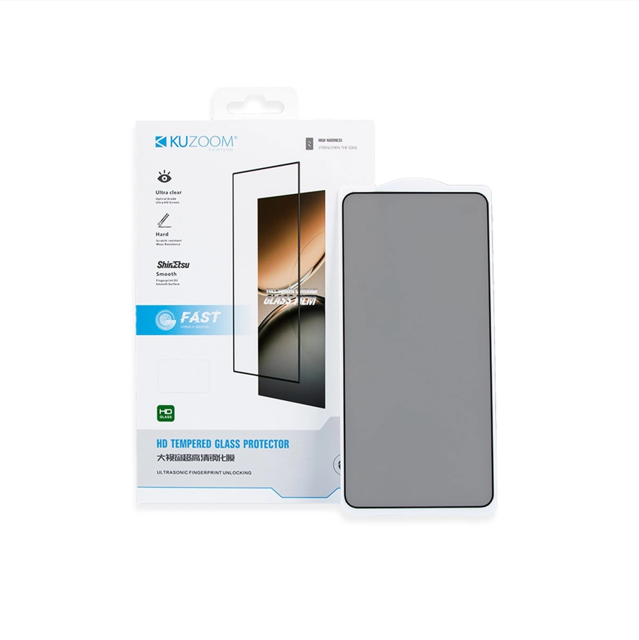KUZOOM Samsung Fold8 Ultra Hayalet Privacy HD 9D Parmak İzine Dayanıklı Temperli Cam Ekran Koruyucu