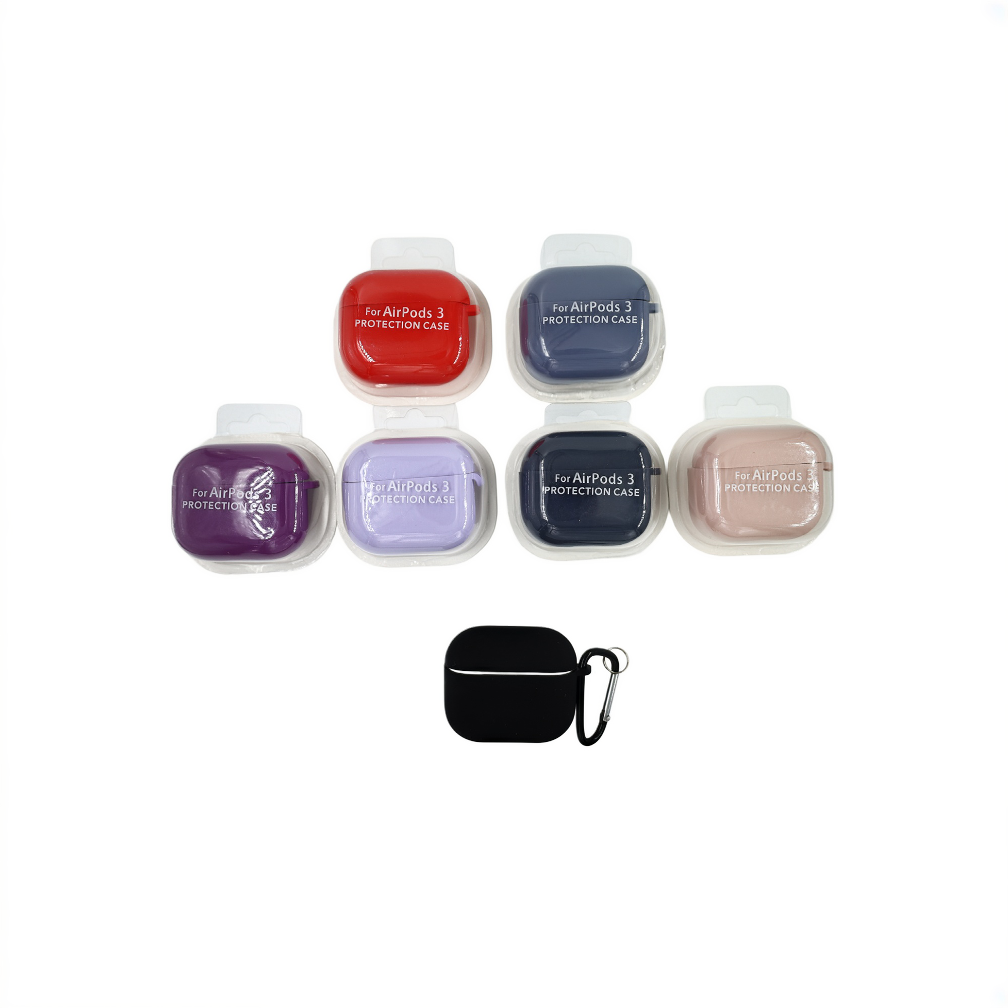 MOPAL Airpods 3. Nesil Uyumlu Lansman Silikon Airpods Kulaklık Kılıfı