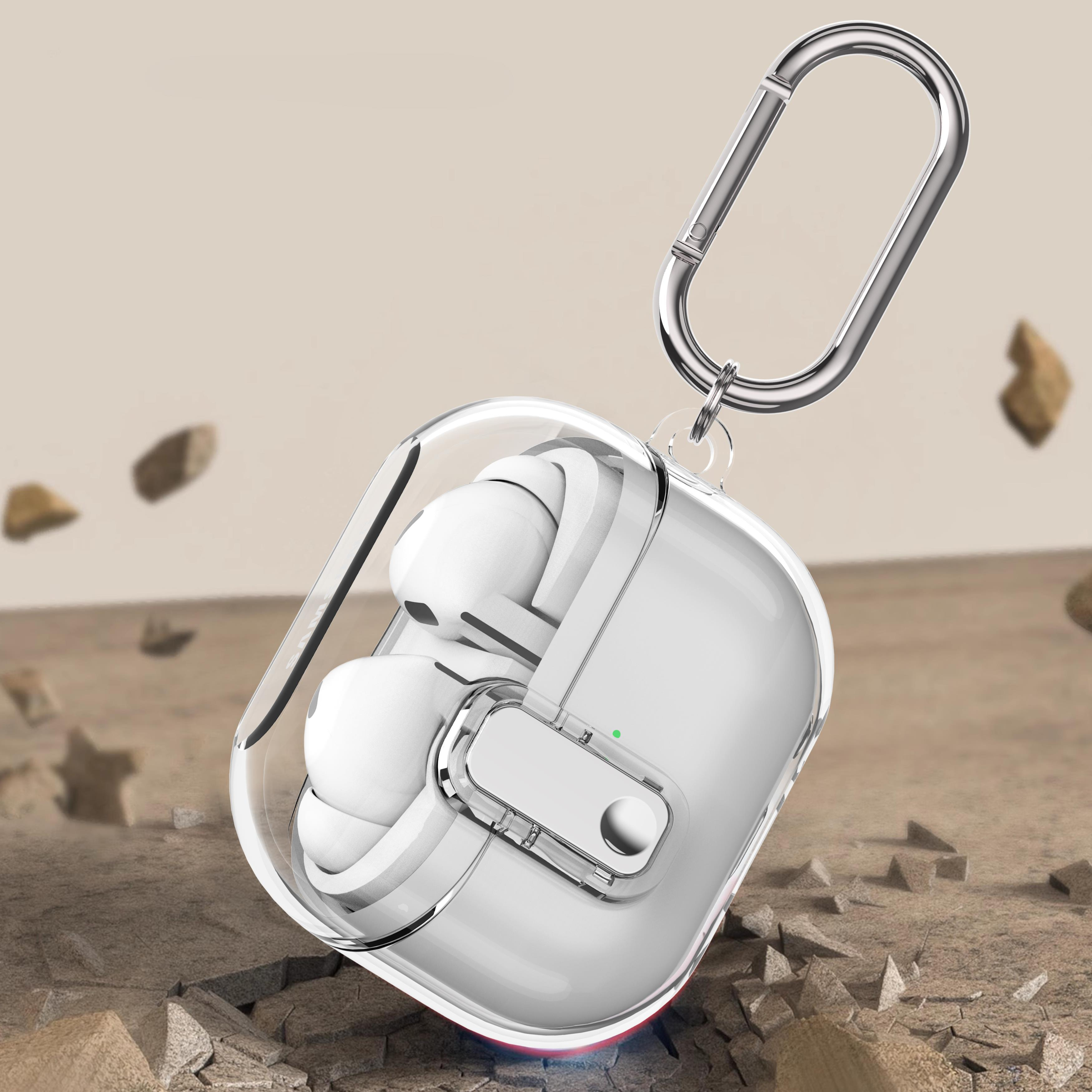 MOPAL Airpods 4. Nesil Uyumlu Çıtçıtlı Aster Airpods Kulaklık Kılıfı